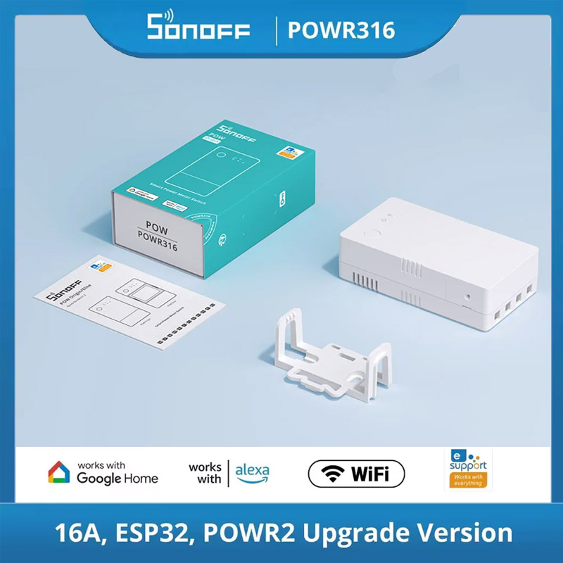 Sonoff - SONOFF POWR316 แหล่งกําเนิดสินค้า Power Meter Switch