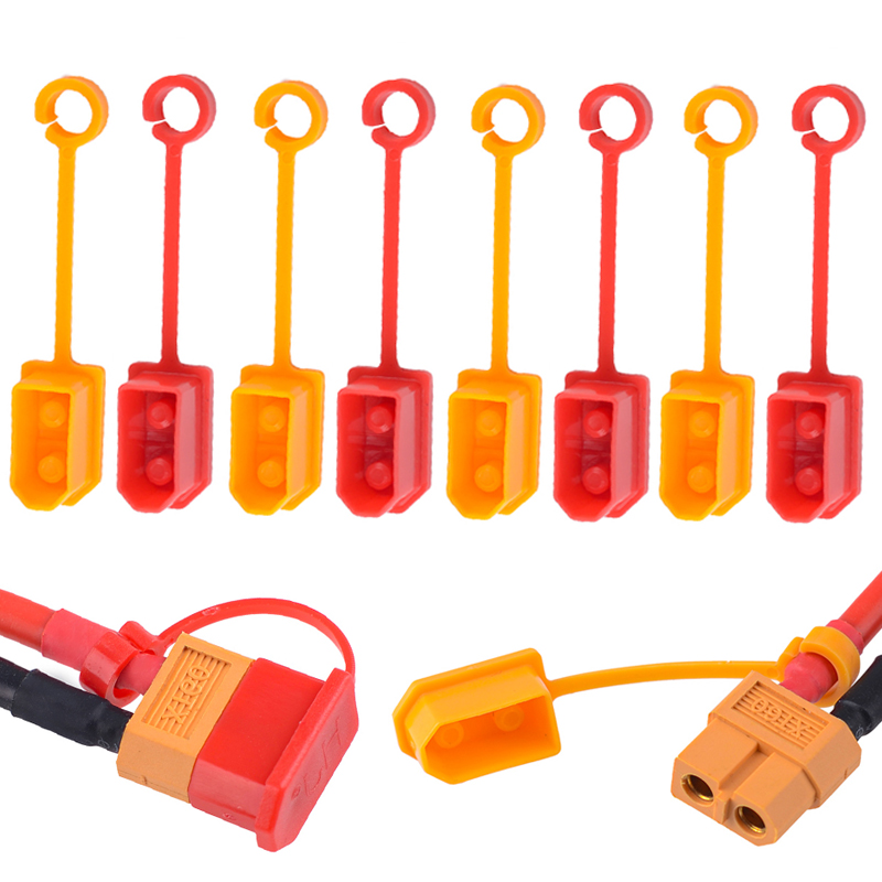 Shelly Plug - 10 ชิ้น XT60 ปลั๊กพลาสติก Terminal ฉนวนป้องกันฝาครอบหมวกเหมาะสําหรับ