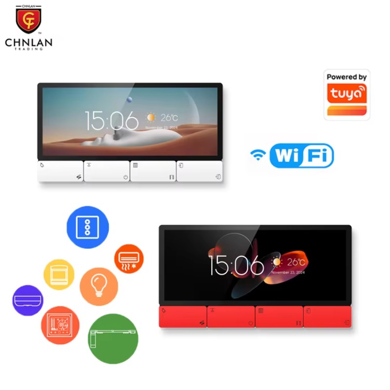 Tuya Smart - หน้าจอสัมผัสอัจฉริยะมัลติฟังก์ชัน F5 ขนาด 6 นิ้ว พร้อม
