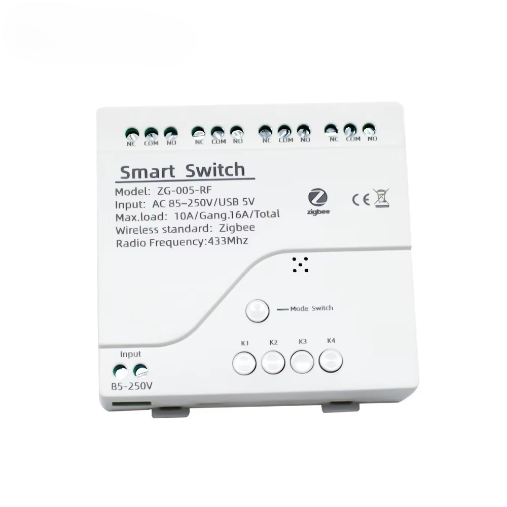 Tuya Smart - โมดูลสวิตช์รีเลย์ Tuya 4CH Zigbee USB 5V
