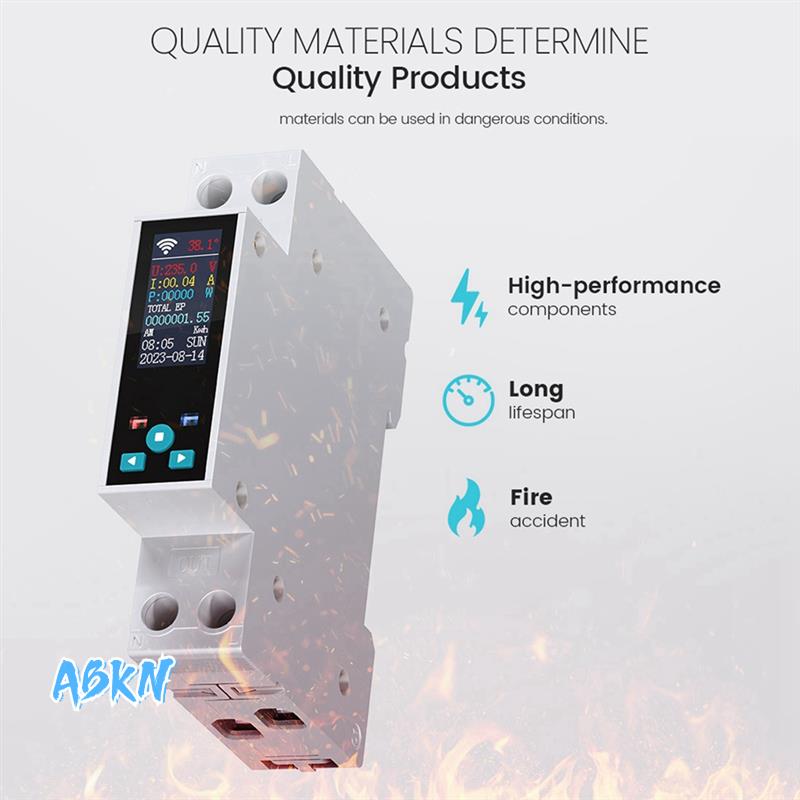 Smart Relay Tuya - ABKN-50A Tuya WIFI สมาร์ทสวิตช์ Circuit Breaker