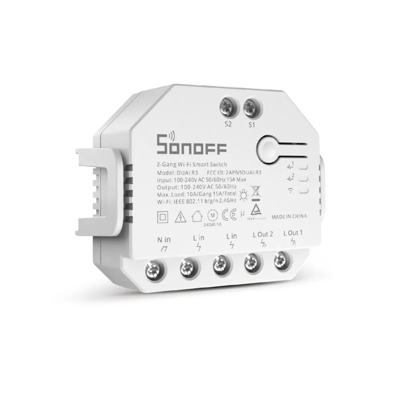 โมดูลรีเลย์อัจฉริยะ SONOFF DUA - Sonoff บทวิจารณ์และราคา