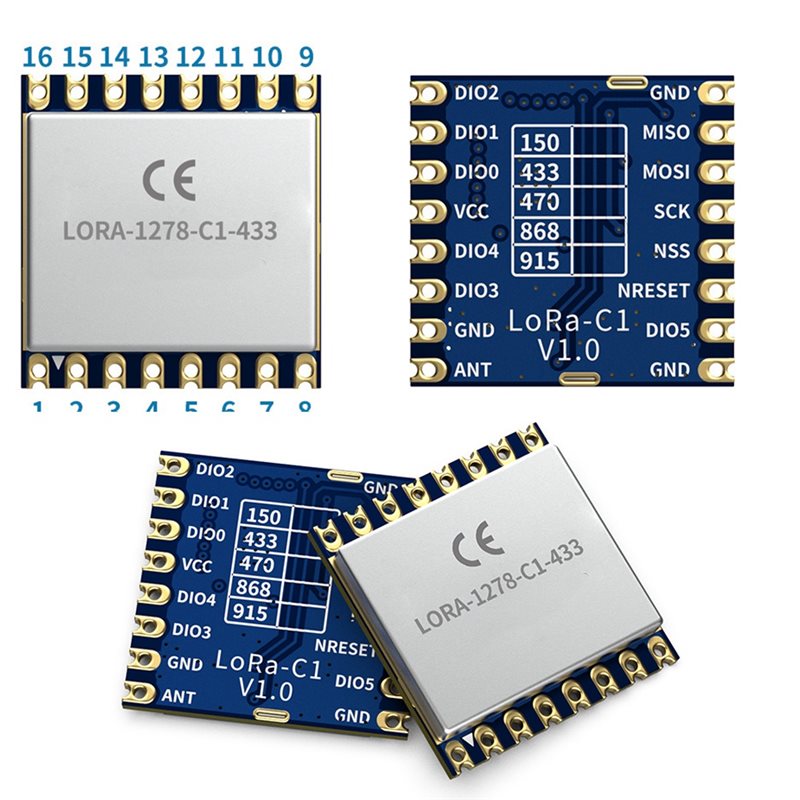 โมดูลสื่อสารไร้สาย Lora1278-C1 - Smart Home Module Iot บทวิจารณ์และราคา