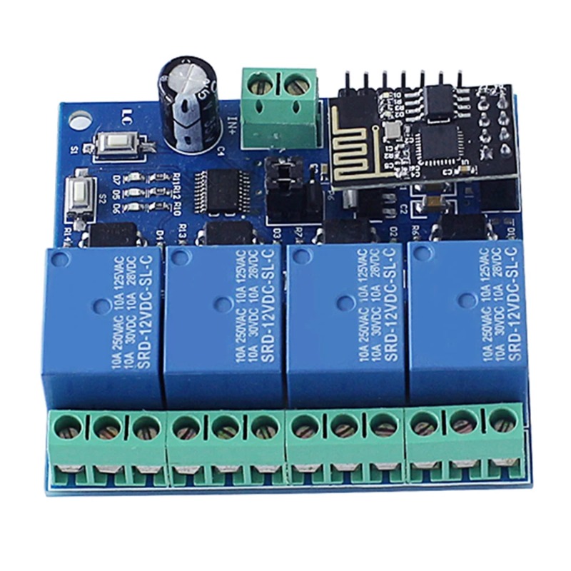 ESP8266 ESP-01 4-way WiFi โมดู - Smart Home Module Iot บทวิจารณ์และราคา