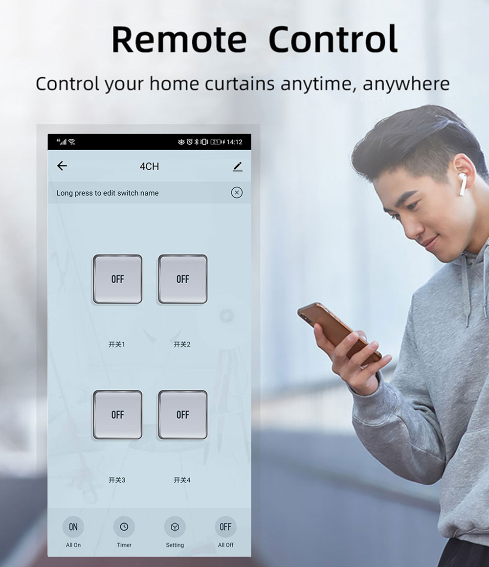 โมดูลสวิตช์รีเลย์ Tuya 4CH Zig - Tuya Smart บทวิจารณ์และราคา