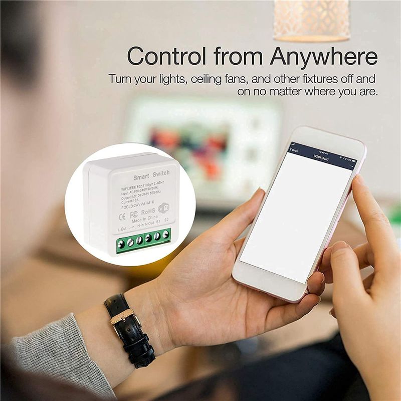 สวิตช์รีเลย์อัจฉริยะขนาดเล็ก 1 - Smart Relay Tuya บทวิจารณ์และราคา