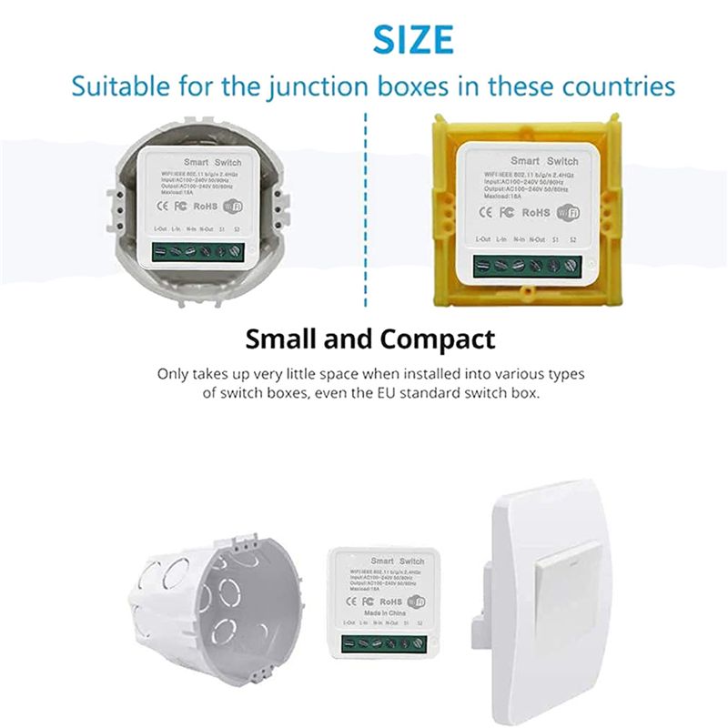 สวิตช์รีเลย์อัจฉริยะขนาดเล็ก 1 - Smart Relay Tuya บทวิจารณ์และราคา